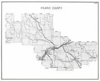 Prairie County, Calypso, Terry, Mildred, Fallon, Cabin Creek, Barrial, Sutherland, Hazel, Olanda, Crow Rock, Montana State Atlas 1950c